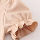 Camouflage hound embroidery ruffle bubble