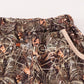 Camouflage hound embroidery pants set