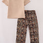 Camouflage hound embroidery pants set