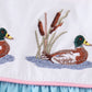 Blue duck embroidery girl set