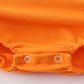 Orange Halloween pumpkin ghost embroidery bubble