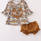 Halloween camouflage applique bloomer set