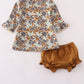 Halloween camouflage applique bloomer set