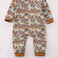 Halloween camouflage applique romper