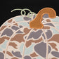 Black camouflage pumpkin applique top