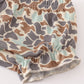 Camouflage print pumpkin applique ruffle bloomer set