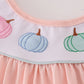 Pink embroidery dress