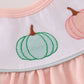 Pink embroidery bloomer set