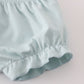 Pink embroidery bloomer set