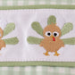 Sage turkey embroidery gingham jonjon