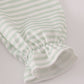 Sage turkey applique stripe ruffle bubble