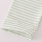 Sage turkey applique stripe top