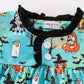 Halloween character print girl dress