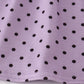 Purple Halloween dot witch embroidery bloomer set