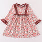 Fall floral print mom&me dress