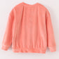 Pink velvet blessed embroidery mom&me sweatshirt