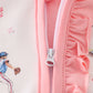 Baseball print girl romper