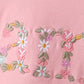 Pink mini embroidery mom&me sweatshirt