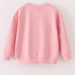 Pink mini embroidery mom&me sweatshirt