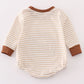 Noah's ark embroidery stripe boy bubble