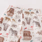 Noah's Ark animal print girl set