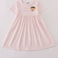 Scarecrow embroidery stripe dress