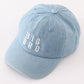 Blue big bro embroidery hat