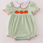 Green stripe embroidery bubble