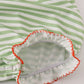 Green stripe embroidery bubble