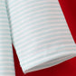Blue reindeer applique stripe pants set