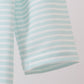 Blue reindeer applique stripe ruffle romper