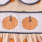 Khaki embroidery smocked dress