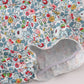 Blue meadow charm lace ruffle bubble