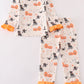 Halloween girl pajamas set