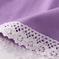 Purple spider embroidery ruffle dress