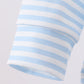 Blue stripe reindeer applique top