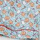 Santa claus cookie print adult pajams set