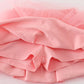 Pink princess embroidery tutu skorts set