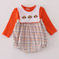 Orange turkey embroidery bubble set