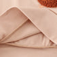 Beige turkey french knot top