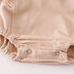 Beige turkey french knot ruffle bubble