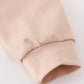 Beige turkey french knot ruffle top