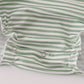 Green turkey french knot stripe ruffle bubble