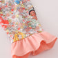 Princess floral print pajamas set