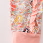 Princess floral print romper