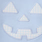 Blue halloween applique 2pc bubble set