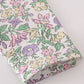 Purple floral print pants set