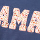 Navy MAMA&MINI applique fleece mom&me sweatshirt