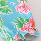 Green floral character applique bloomer set