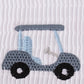 Blue golf embroidery smocked boy jonjon